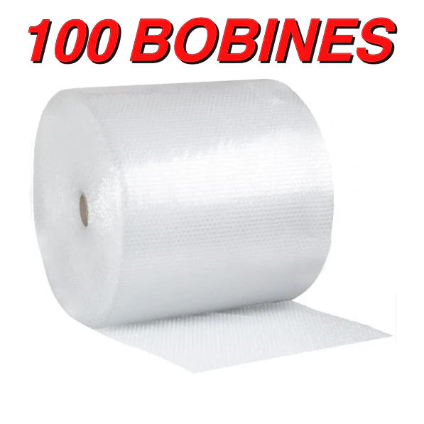 Papier bulle 100m x 50cm x 30mic - 100BOBINES